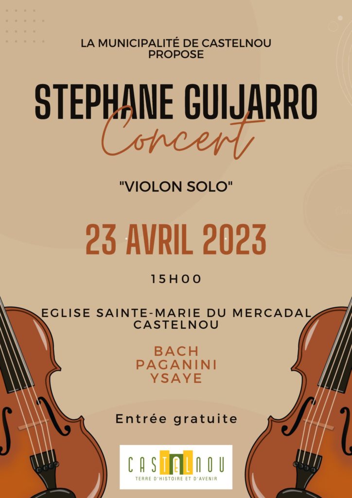 Stéphane GUIJARRO Concert